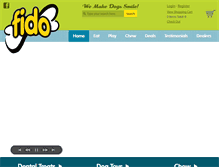 Tablet Screenshot of fidobones.com